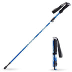 Hiking Stick Quick-Fold Alloy Steel Shock-Absorbing Grip