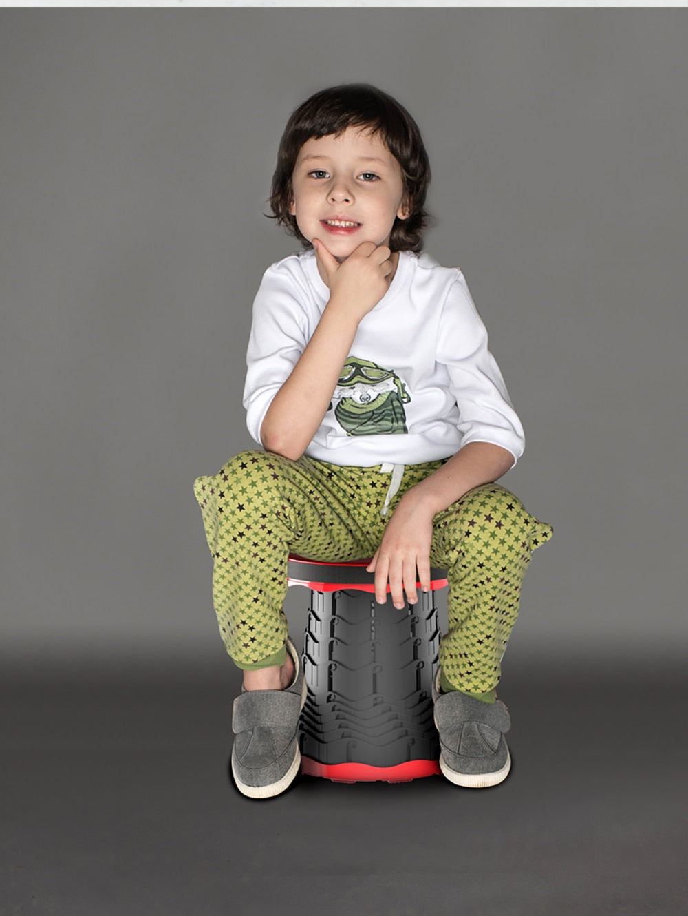 Hiking Stool Foldable Adjustable Lightweight Shoulder Strap