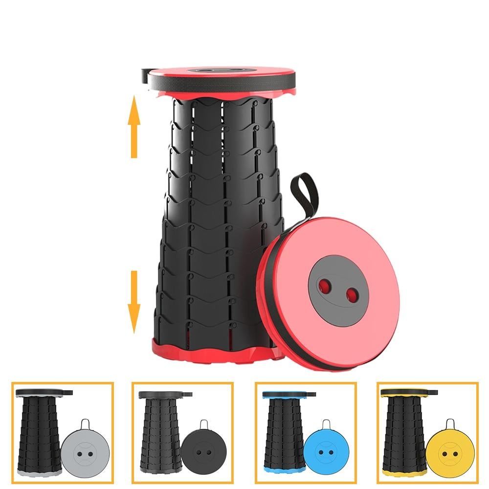 Hiking Stool Foldable Adjustable Lightweight Shoulder Strap