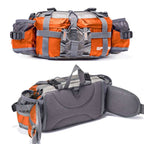 Hiking Waist Bag Water-Resistant Dual Bottle Holders