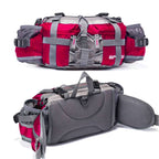 Hiking Waist Bag Water-Resistant Dual Bottle Holders