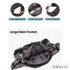 Hiking Waist Pack Waterproof 5L Padded Back