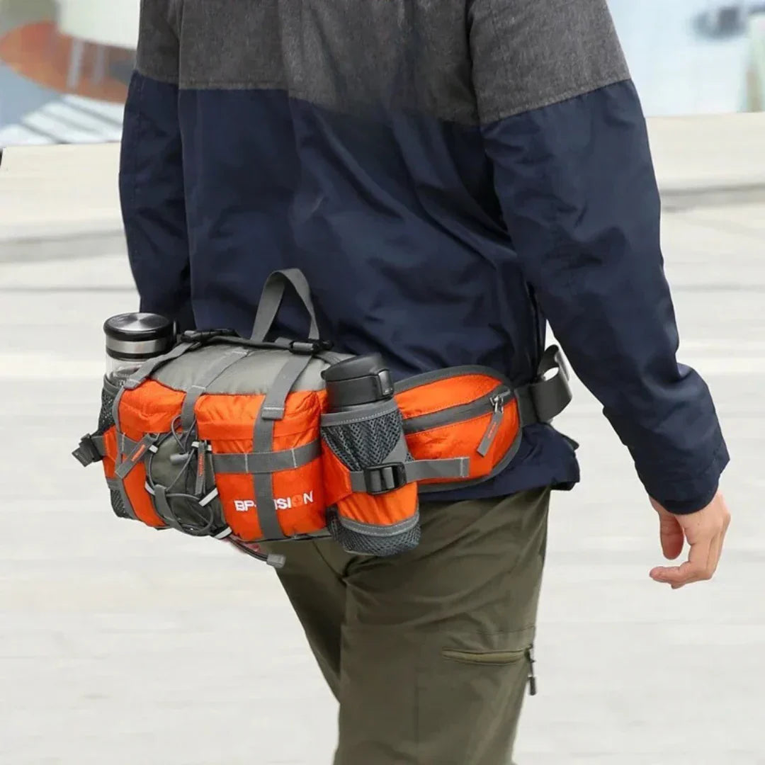Hiking Waist Pack Waterproof 5L Padded Back