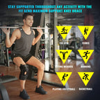 Hinged Knee Brace Removable Aluminum Hinges Gel Patella