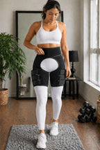 Hip & Thigh Compression Band Adjustable Velcro Leg Straps