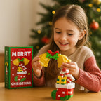 Holiday Building Block Set Interlocking Multi-Color Reusable