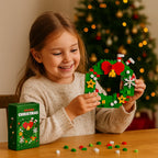 Holiday Building Block Set Interlocking Multi-Color Reusable