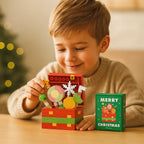 Holiday Building Block Set Interlocking Multi-Color Reusable
