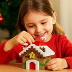 Holiday Building Block Set Interlocking Multi-Color Reusable