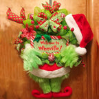 Holiday Centerpiece Ribbon & Candy Cane Accents