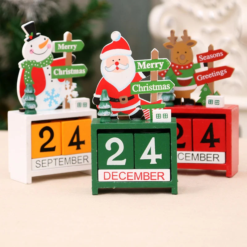 Holiday Countdown Calendar Adjustable Date Sliders