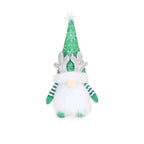 Holiday Gnome Figurine Festive Snowflake Hat & Antlers
