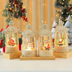 Holiday Lantern Built-In LED Warm Glow Indoor & Outdoor