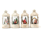 Holiday Lantern Built-In LED Warm Glow Indoor & Outdoor