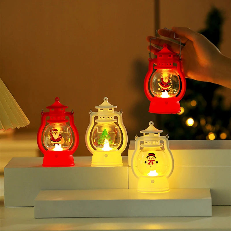Holiday Lantern LED Festive Figurine Indoor & Outdoor
