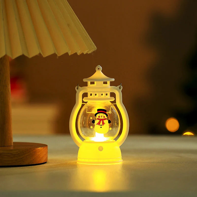 Holiday Lantern LED Festive Figurine Indoor & Outdoor