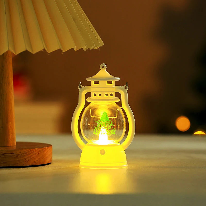 Holiday Lantern LED Festive Figurine Indoor & Outdoor