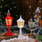 Holiday Lantern Santa Figurine Warm LED Indoor & Outdoor