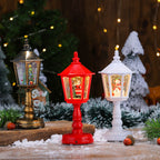 Holiday Lantern Santa Figurine Warm LED Indoor & Outdoor