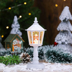 Holiday Lantern Santa Figurine Warm LED Indoor & Outdoor