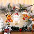 Holiday Ornament Plush Soft Fabric Hanging Loop