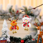 Holiday Ornament Plush Soft Fabric Hanging Loop