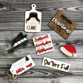 Holiday Sign Set Rustic Wooden Indoor Outdoor
