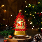 Holiday Snow Globe LED Illuminated Battery Free