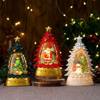 Holiday Snow Globe LED Illuminated Battery Free