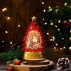 Holiday Snow Globe LED Illuminated Battery Free