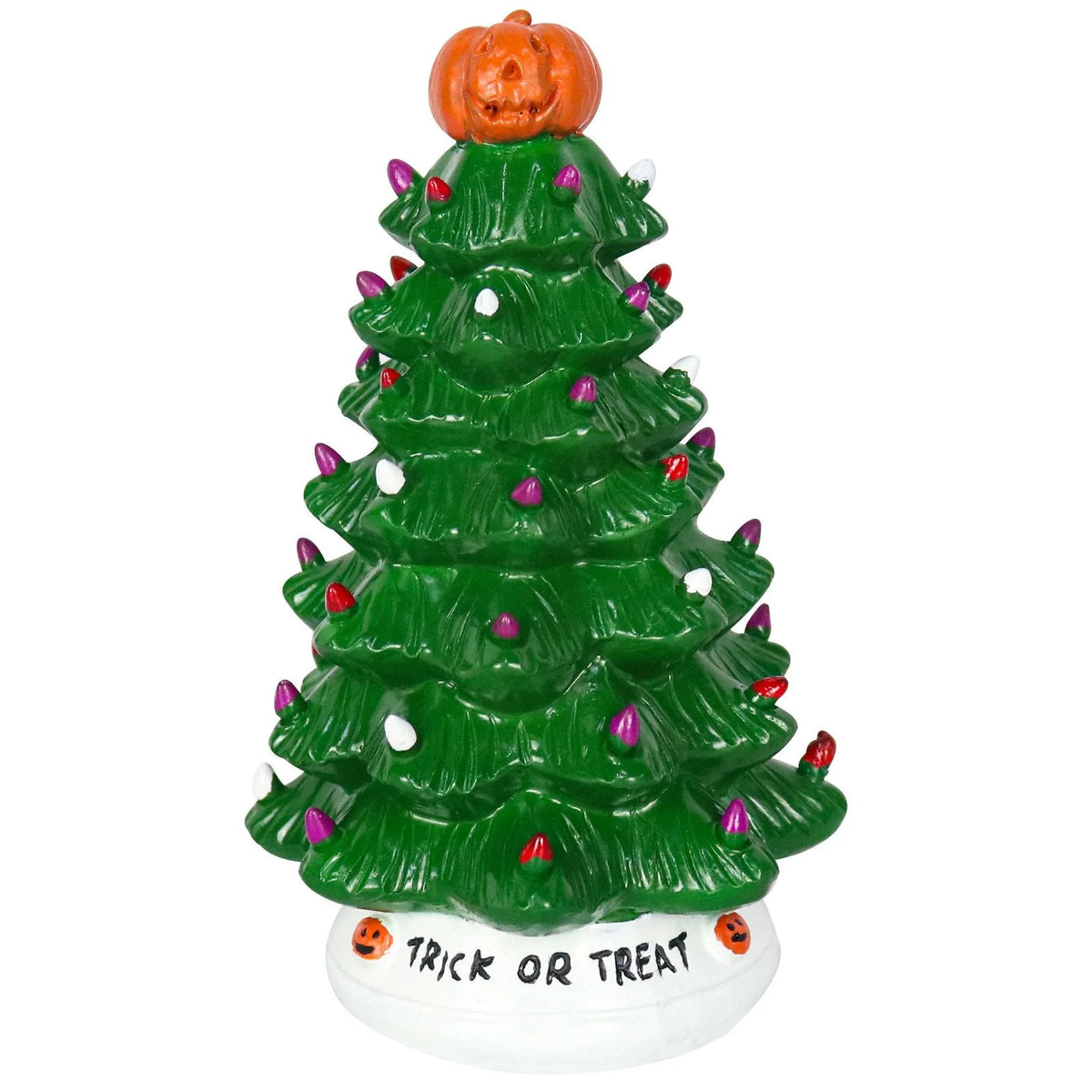 Holiday Tree Dual-Theme Hand-Painted LED Battery-Powered