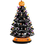 Holiday Tree Dual-Theme Hand-Painted LED Battery-Powered