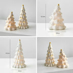 Holiday Village Set Handcrafted Ceramic Battery-Operated Ambient Glow