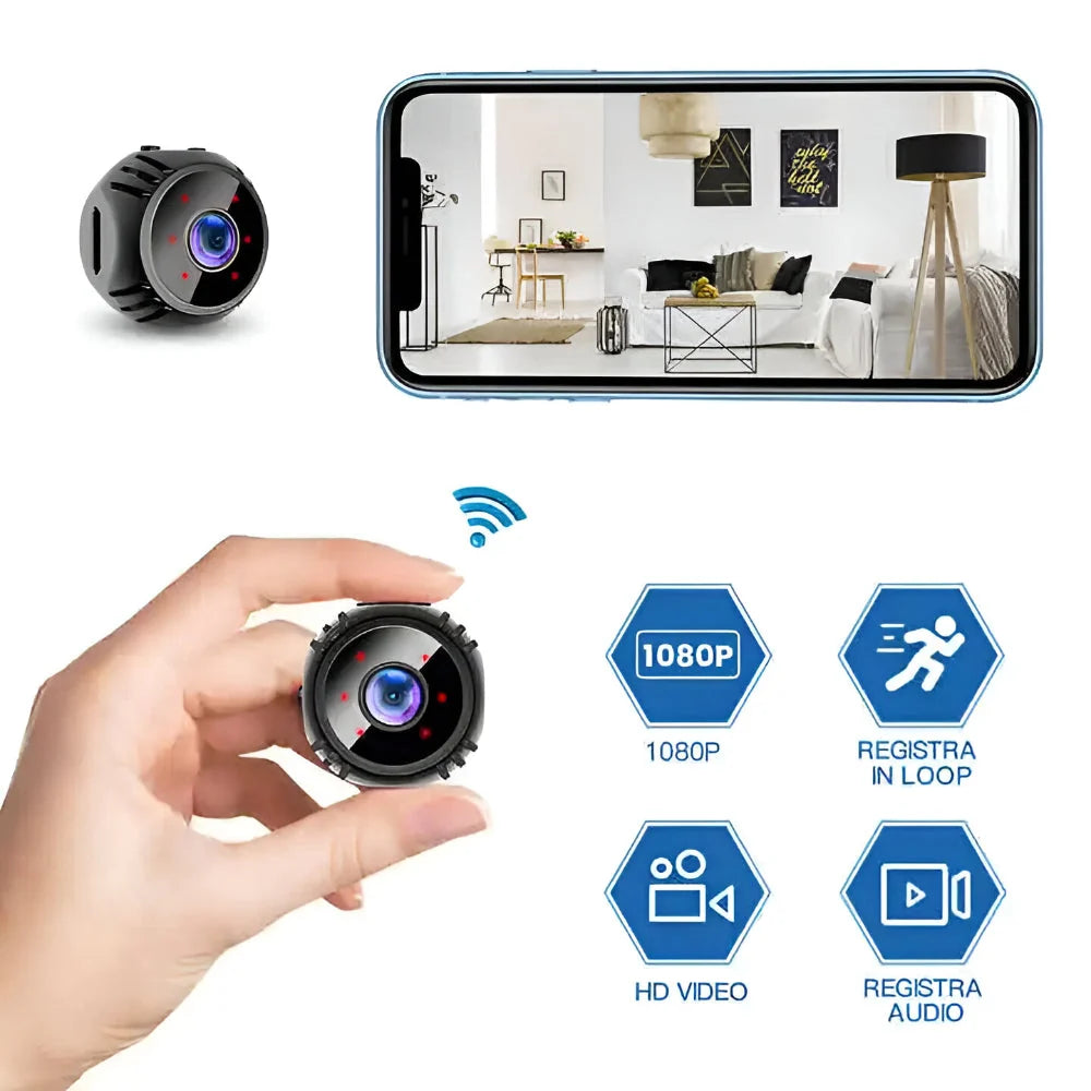 Home Security Camera Night Vision & Motion Alerts Wi-Fi