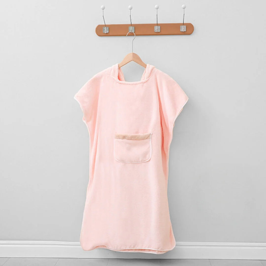 Hooded Bathrobe Ultra-Soft & Absorbent Front Pocket