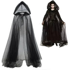 Hooded Cape Layered Tulle Adjustable Fit & Machine Washable