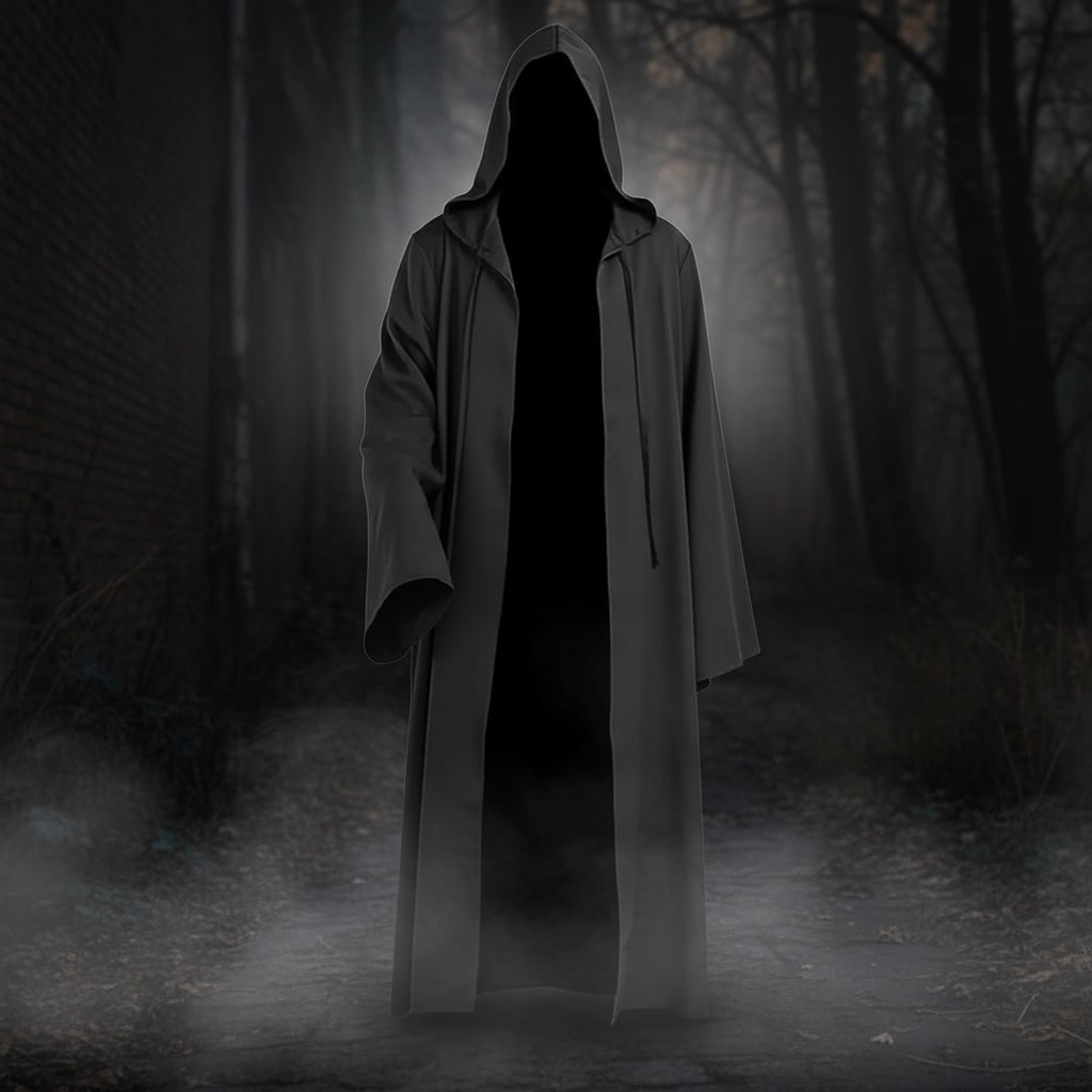 Hooded Cape Long Flowing Loose Fit