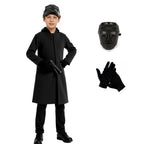 Hooded Costume Unisex Polyester Gloves & Optional Mask