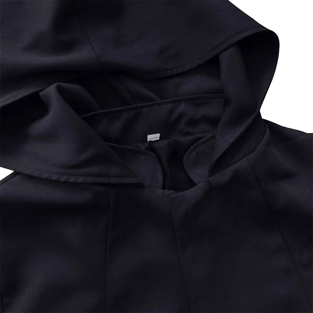 Hooded Costume Unisex Polyester Gloves & Optional Mask