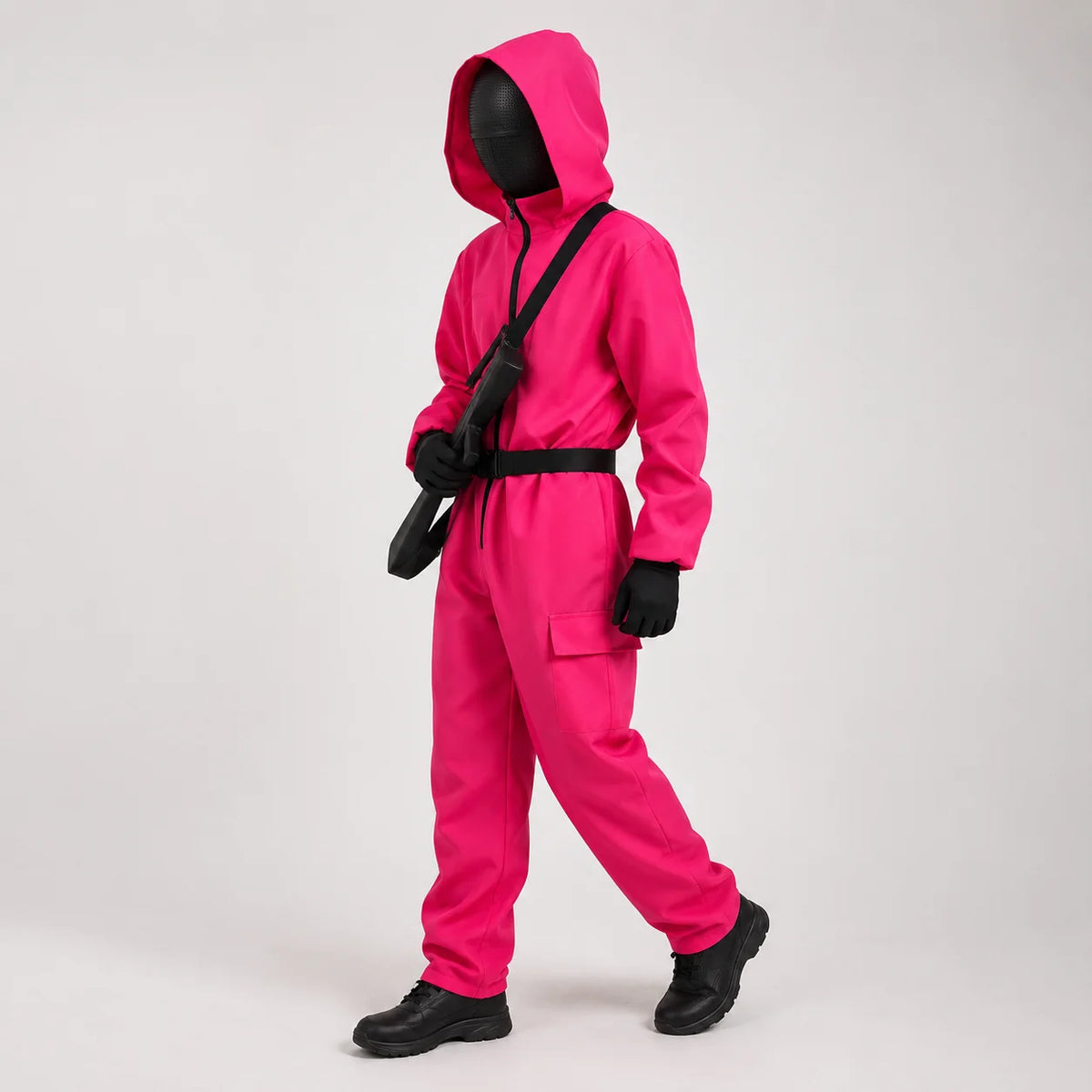 Hooded Jumpsuit & Full Mask Zip-Front Kids & Adults