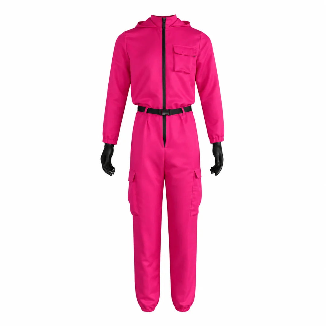 Hooded Jumpsuit & Full Mask Zip-Front Kids & Adults