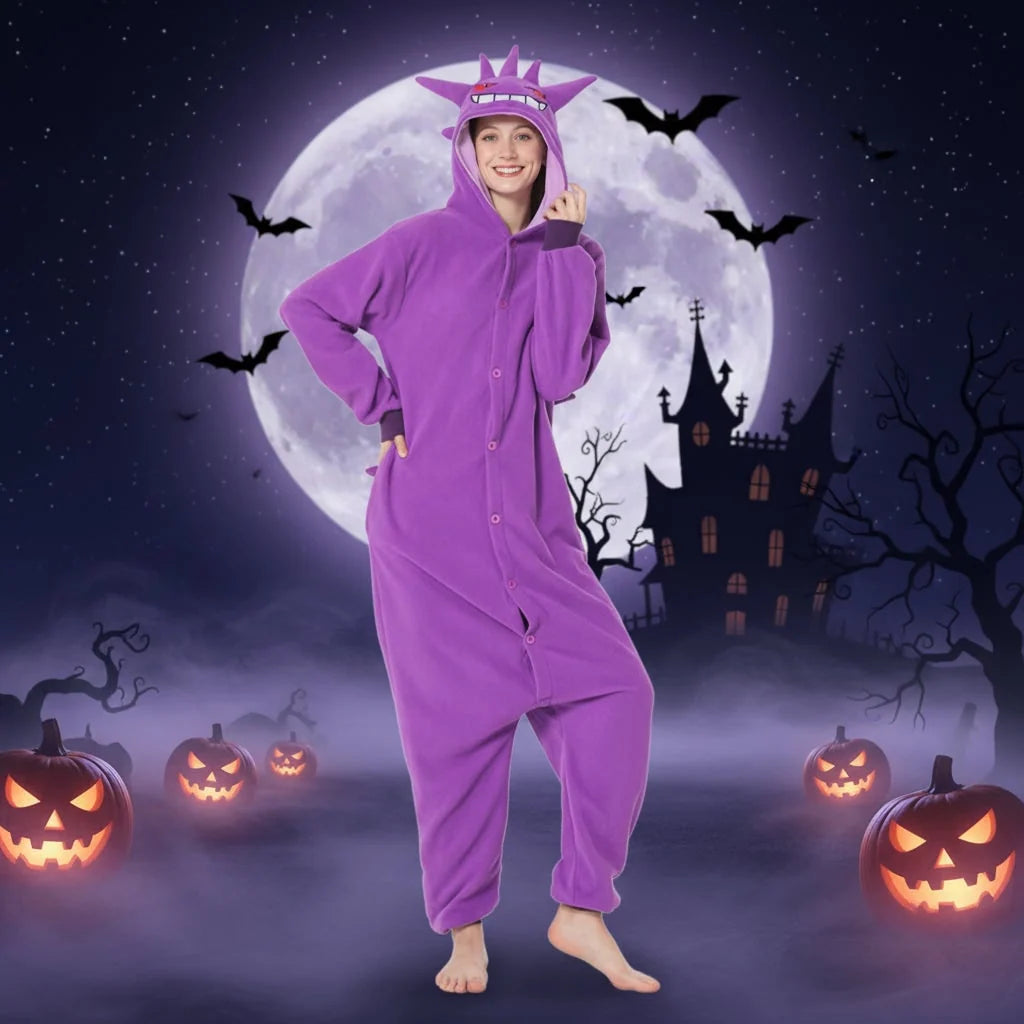 Hooded Onesie Oversized Plush Fleece Character Design