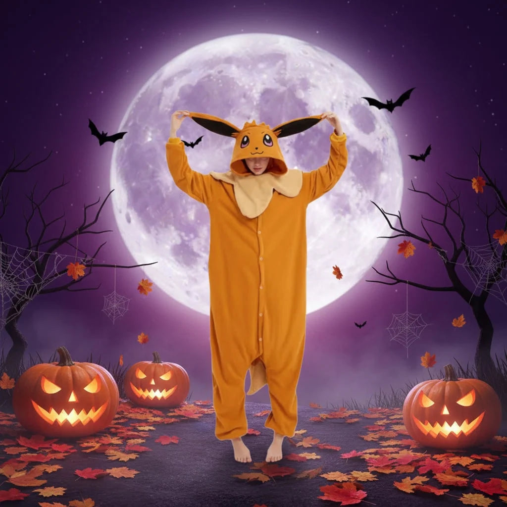 Hooded Onesie Oversized Plush Fleece Character Design