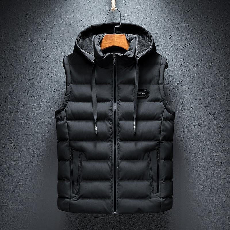 Hooded Vest Lightweight Breathable Cotton Blend