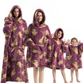 Hoodie Blanket Oversized Fleece & Flannel Machine Washable