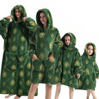 Hoodie Blanket Oversized Fleece & Flannel Machine Washable