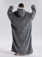 Hoodie Blanket Oversized Fleece Sleeves & Hood