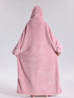 Hoodie Blanket Oversized Fleece Sleeves & Hood