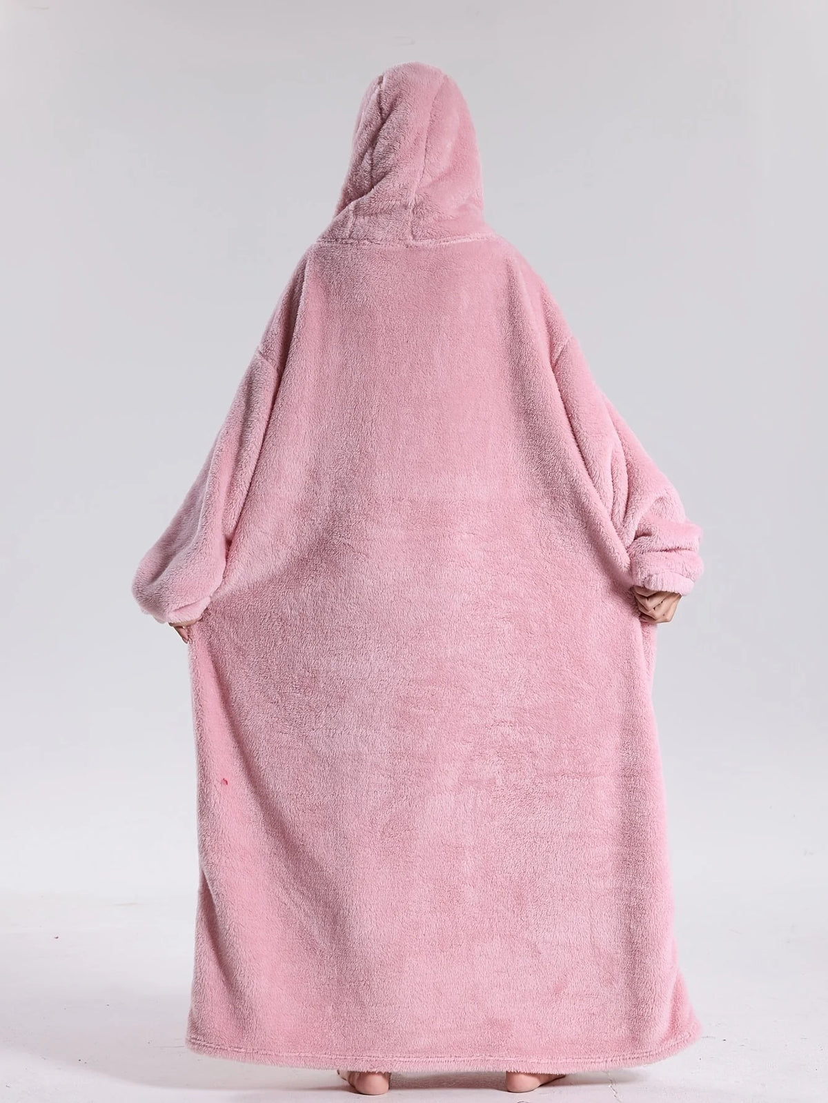 Hoodie Blanket Oversized Fleece Sleeves & Hood