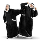 Hoodie Blanket Oversized Soft Fleece Roomy Hood & Pocket